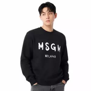 MSGM 브러쉬드 로고 맨투맨 2000MM513 300001 99)