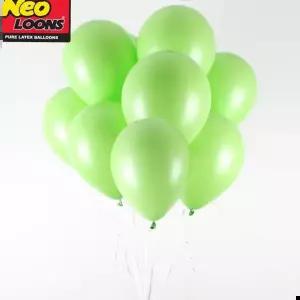 파스텔풍선 네오텍스 파스텔 라임그린 라운드 풍선 100개입 13cm