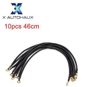 차량용케이블밴드 Autohaux 26cm 46cm DC 12V 24V 검정색 자동차 자동 접지 와이어 전기 전도 안정적인 전압 케이블