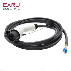 차량용케이블밴드 케이블 Type1 SAE J1772 16A 1상 자동차 충전소 3상 11KW 22KW 전기 자동차용 코드가 있는 EV 충전기 플러그