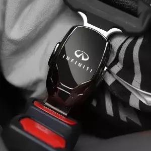 인피니티 FX35 Q50 G35 QX70 G37 Q30 I30 M35 메탈 카 시트 연장 플러그 시트벨트 익스텐더 액세서리
