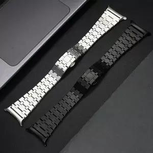 갤럭시워치8 클래식 46mm 오크 메탈밴드 스트랩 스테인레스 스틸 시계줄 WFLW4U2