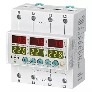 Dsp RXXTF 3x380V+Nuetral 과전류 및 전압 보호 계전기 63A80A100A