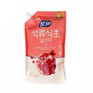 [라이온]고품질 TBZ IS 참그린 석류식초 설거지 주방세제 860ml 주방세정제 ...