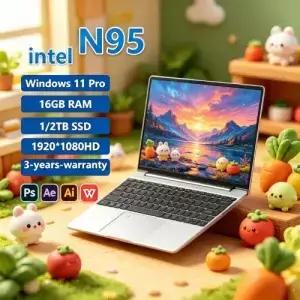 세라픽 2026 15.6인치 노트북 N95 FHD IPS 디스플레이 120Hz 초미세 초투명 스크린 7500mAh 32GB/2TB SSD