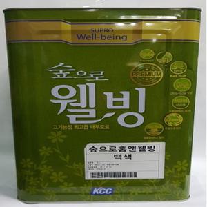 KCC 숲으로웰빙 18L 친환경 벽지페인트 곰팡이방지 수성페인트 내부용