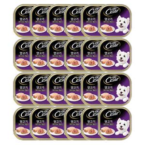 시저 양고기 캔 100gx24개(1BOX) / 강아지캔