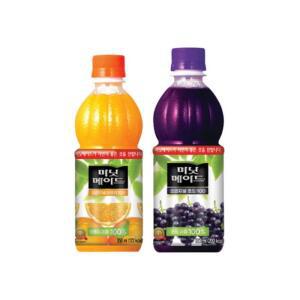 [코카콜라] 미닛메이드 오렌지 350ml 12입+포도 350ml 12입.