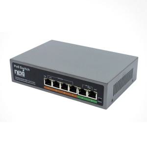 NX660 POE 4+2포트 65W(NX-POE604EX20) (밀알)