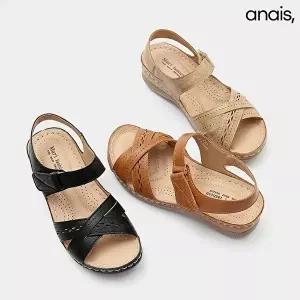 [아나이스]펀칭 통굽 컴포트 샌들 5cm_24SS154 [무료배송]