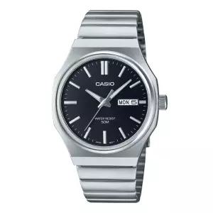 CASIO 카시오 MTP-E735D-1A 레트로 드레스워치 실버