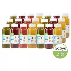 풀무원녹즙 클렌즈주스 클렌즈랩 3days 프로그램 총21병