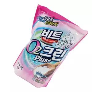 비트 O2 크린 플러스 1.4KG 파우치 의류얼룩제거 얼룩제거제