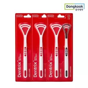 동국제약 덴트릭스 혀클리너 플러스 2개입) 3개 설태제거 구취 입냄새제거