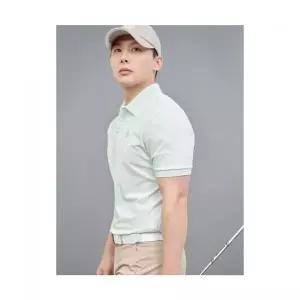 빈폴 BEANPOLE GOLF 남성 홀메쉬 반팔 티셔츠 라이트 그린 BJ5442B24L 228032