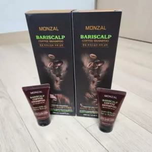 몽잘샴푸 바리스칼프 커피샴푸 탈모증상완화 기능성 500ml + 30ml, 2개