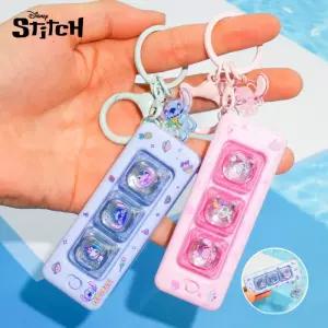 릴로 앤 스티치 LED 키보드 키캡 키링