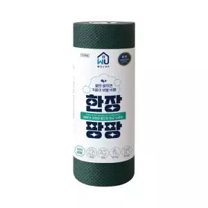 웰업 한장팡팡 롤타입 세제일체형 일회용 수세미 60매