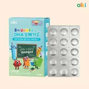 올키 넘버블록스 DHA 오메가3 1박스 (15일분)