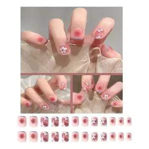 반복가능 손톱아트 모음 24pcs 네일스티커 패치/스티커/네일/팁/네일파츠/인조/손톱/네일팁/네일재료/셀프
