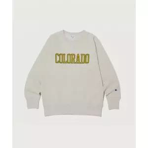 매장정품 CHAMPION 리버스위브 블루택 기모 그래픽 스웨트셔츠 Cream CKTS3F316CR 291122