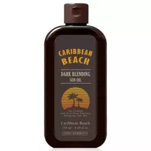 캐리비안비치 다크 블렌딩 오일 SPF3 바디 야외 태닝 250ml, 1개