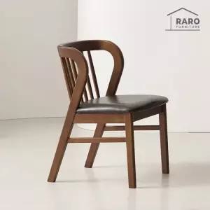 [무료배송] 라로퍼니처 허그 고무나무 원목 의자 1+1 카페 인테리어 체어