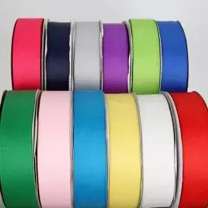 5 야드/롤 Grosgrain 새틴 리본 결혼식 크리스마스 파티 장식 DIY 활 공예 카드 선물 포장 용품