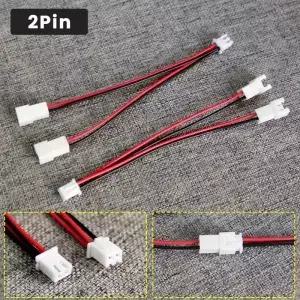 XH2.54 Y스플리터 케이블 남성여성 커넥터 26AWG 팬 2핀 전원 연장 코드 터미널