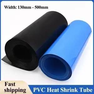 18650 배터리 랩 폭 130mm PVC 열 수축 튜브 팩 절연 필름 케이스 케이블 슬리브 1 m 2 5m