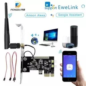 EweLink 미니 PC 원격 제어 켜기/끄기 스위치 부팅 카드 릴레이 모듈 PCIe 데스크탑용 재시작