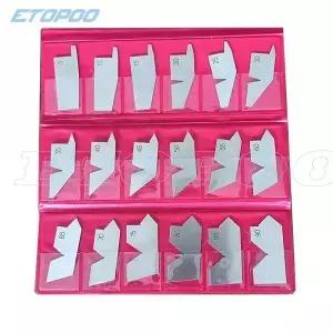 18Pcs 세트 스테인레스 스틸 앵글 게 검사 기계공 도구 템플릿 어셈블리 590