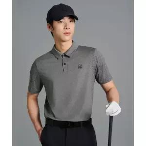 빈폴 BEANPOLE GOLF [B_under] 남성 그라데이션 심볼 패턴 반소매 티셔츠 - 그레이 BJ6542M373 336297