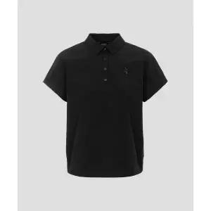 빈폴 BEANPOLE GOLF [B_under] 여성 블루종핏 칼라 반소매 티셔츠 - 블랙 BJ6442L295 336364