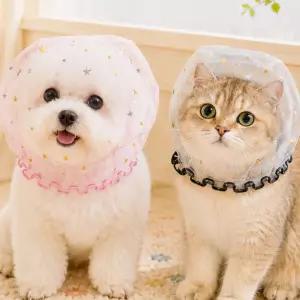 강아지 산책 얼굴망 머리망 페이스커버 주워먹기 진드기방지