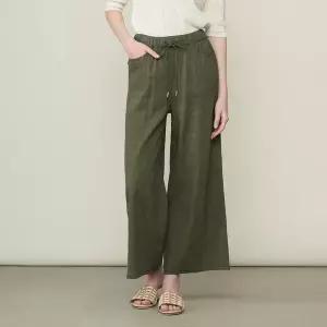 [BCBG](대전신세계)밴딩 스트링 린넨 팬츠 (B6M5P336)