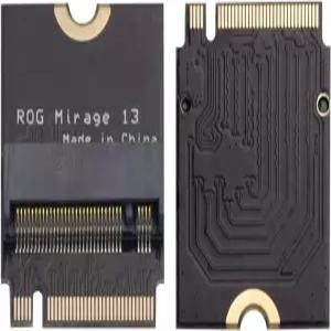 Rog Phantom 13 노트북 2280용 Suckoo 2230 SSD 어댑터 확장 보드 카드 교체 NVME M-Key M.2 PCIE 4.0 골드