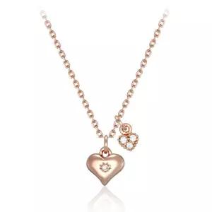 [엘르주얼리] 미니 하트 참 레이어드 목걸이 ELBRNN248 (14K Gold Plated)