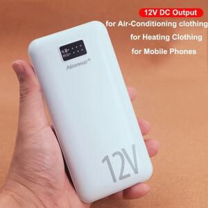 파워 뱅크 18000mAh 12V 7.4V DC 포트 외장 배터리 충전기 난방 재킷 에어컨 의류 모바일폰