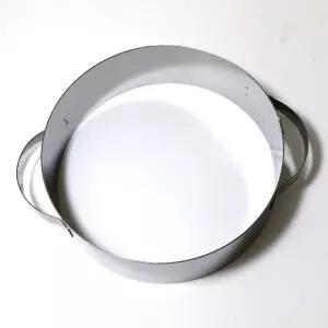 손잡이 무스틀 원형 무스링 떡틀 2호 18cm 원형떡틀 케이크틀 (W14AF3B)