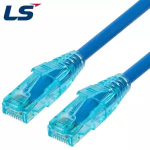 LS전선 615BL CAT.6 UTP EZ 플러그 랜 케이블 1.5m (선 네트워크 부트 PC 연장 인터넷 연결 선용 자재 기가