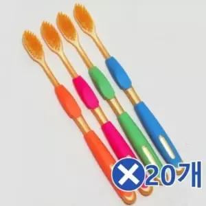 [반려] 나노 골드칫솔 4개입x20개 고급칫솔 부드러운모칫솔 구강용품 구강케어