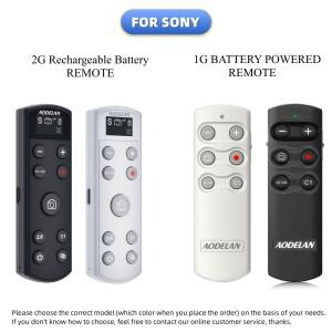 ZV-E10  a6700  A9III  A7C용 OLED 스크린이 있는 소니호환 카메라 무선 원격 제어 충전식 셔터 릴리즈