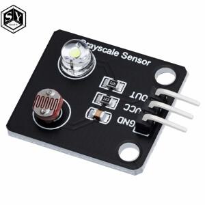 0-5V 아날로그 포토 레지스터 센서 모듈: Arduino호환 호환 회색조 및 라인 추적용 감광성