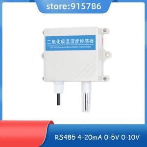 온도 및 습도 CO2 센서  가스 농도 감지 알람  RS485  3 in 1  10000ppm  4-20mA  0-5V