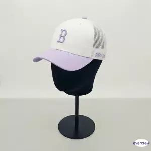 MLB 키즈 쿨필드 에이스 메쉬캡 보스턴 레드삭스 LAVENDER 7ACP66063 43LDS