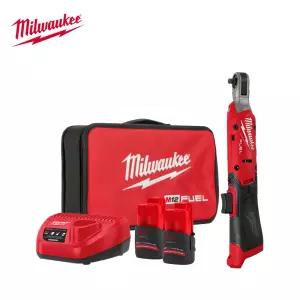 밀워키 M12 FIR14G2-252B 충전라쳇렌치 12V 2.5AH 1/4 BL모터 무선 라쳇트