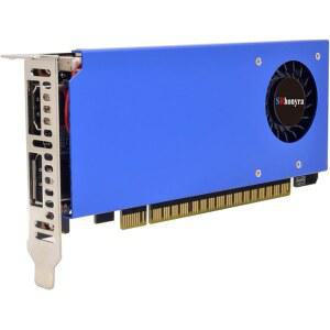 SRhonyra GTX 1650 로우 프로파일 4GB 그래픽 카드 128비트 듀얼 모니터 비디오 디스플레이포트 및 HDMI 출력 싱글 슬롯 GPU 버스 구동 PCI-e 3.0 16 DirectX 12 OpenGL 4.6 HDCP 2.2