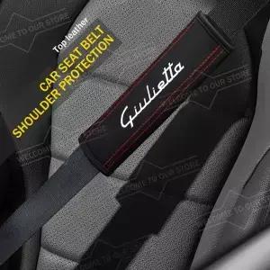 Giulietta 로고 VELOCE TI GTA Italia 쿠션 가죽 어깨 보호대 패드 용 2pcs 자동차