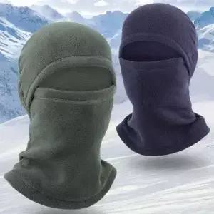 야외 방풍 모자 목 스카프 겨울 따뜻한 폴라 플리스 발라크라바 사이클링 스키 오토바이 용 유니 풀 페이스